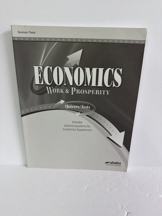 Economics Work & Prosperity Abeka 12th Grade Math, History & Science