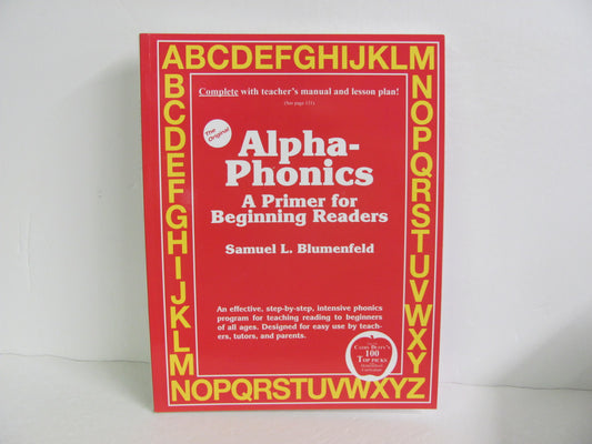 Alpha Phonics Paradigm Pre-Owned Blumenfeld Elementary Language Textbooks