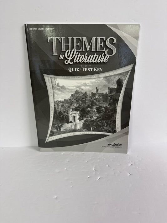 Themes in Literature Abeka Quiz/Test Key  Pre-Owned 9th Grade Language Textbooks