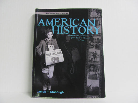 American History Master Books Student Text  Pre-Owned History Textbooks