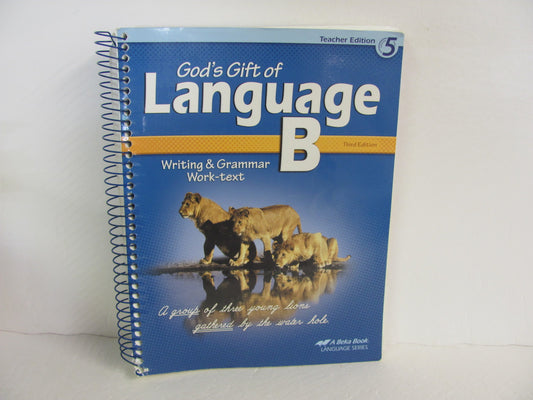 Language B Abeka Teacher Edition  Pre-Owned 5th Grade Language Textbooks