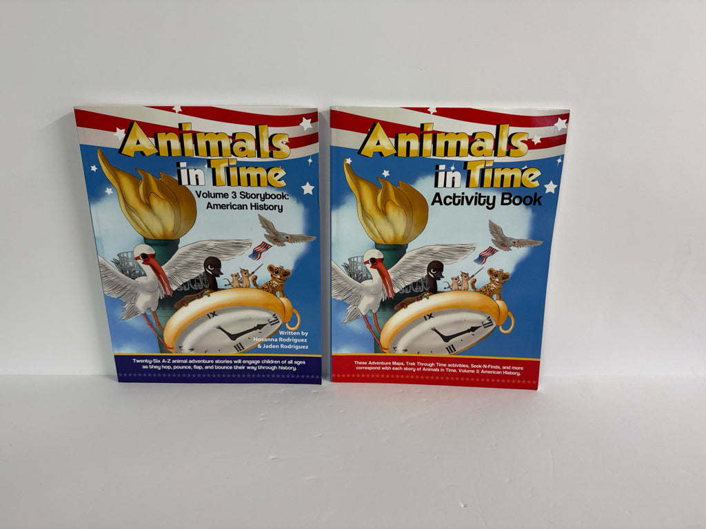 Animals in Time Let's Learn Kids Set  Pre-Owned Elementary American History