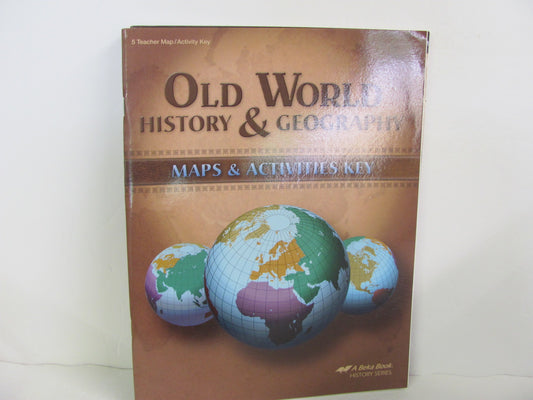 Old World History Abeka Map/Activity Key  Pre-Owned 5th Grade History Textbooks