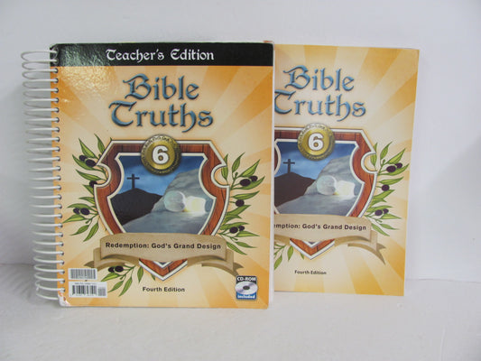 Bible Truths 1 BJU Press Set  Pre-Owned 6th Grade Bible Textbooks