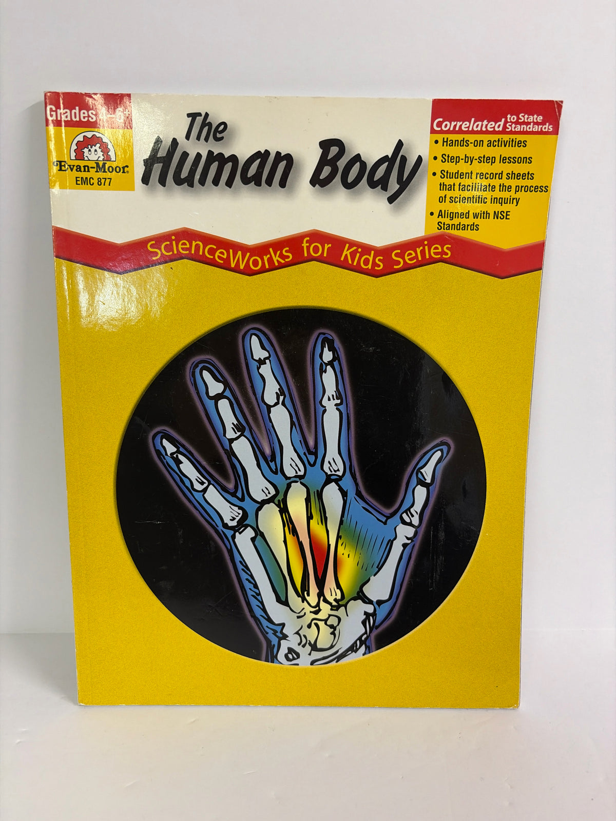 The Human Body Evan-Moor Workbook  Pre-Owned Elementary Biology/Human Body Books