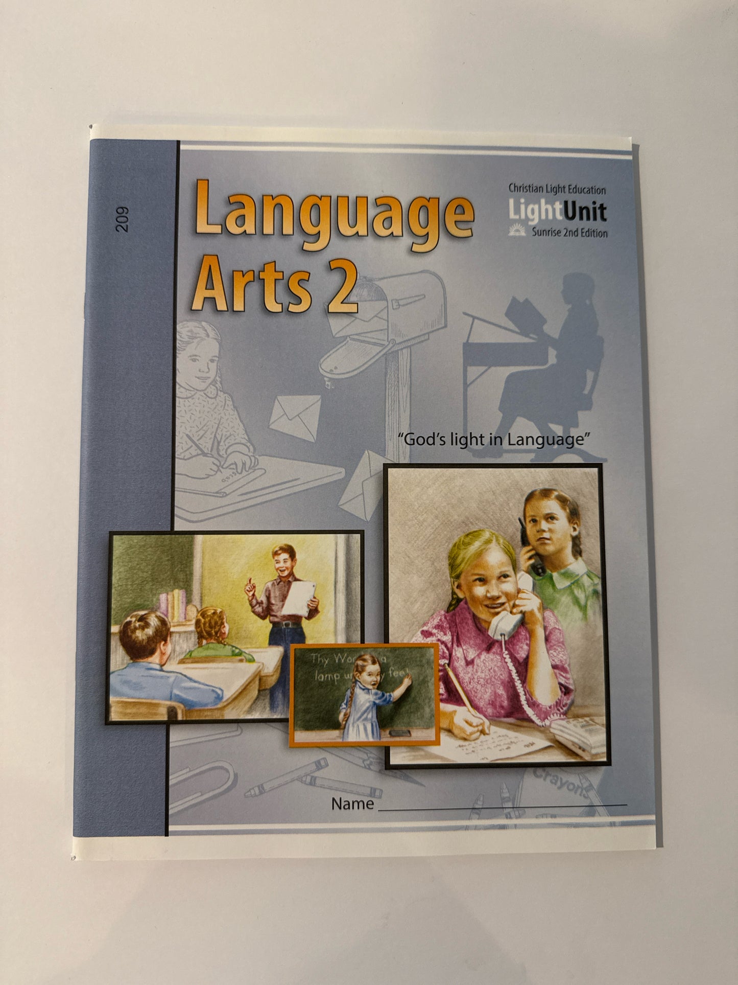 Language Arts 2 CLE Student Book Pre-Owned 2nd Grade Language Textbooks