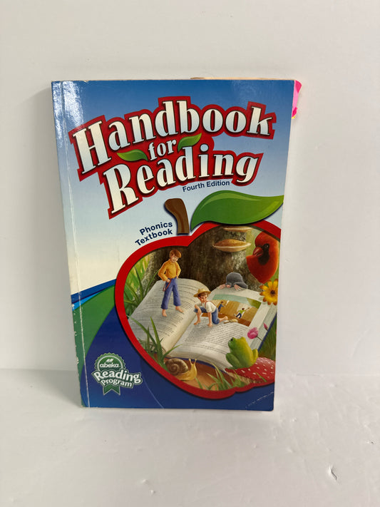 Handbook for Reading Abeka Reader Pre-Owned Elementary Reading Textbooks