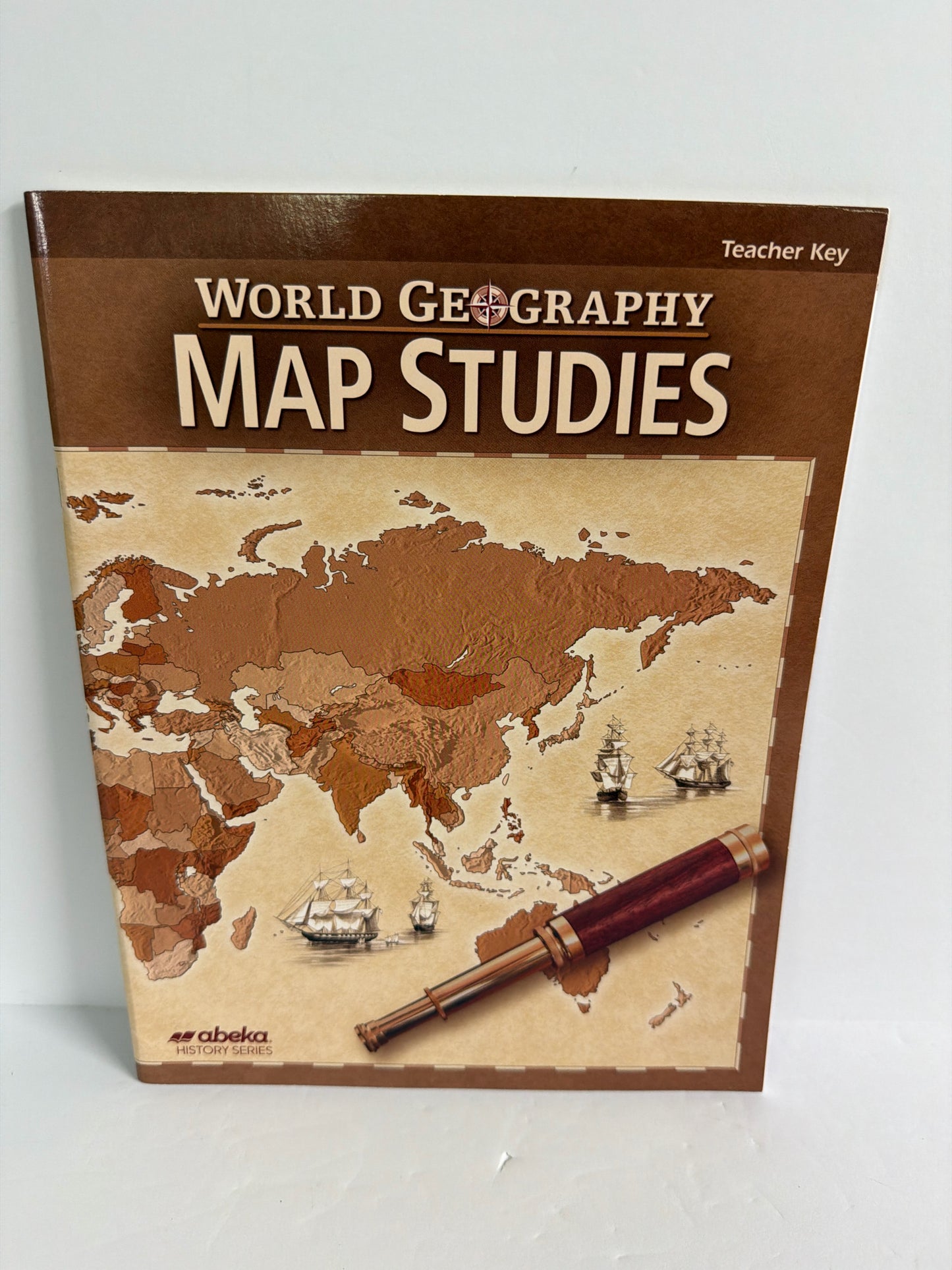 World Geography Abeka Map Studies Key  Preowned 9th Grade Geography Books
