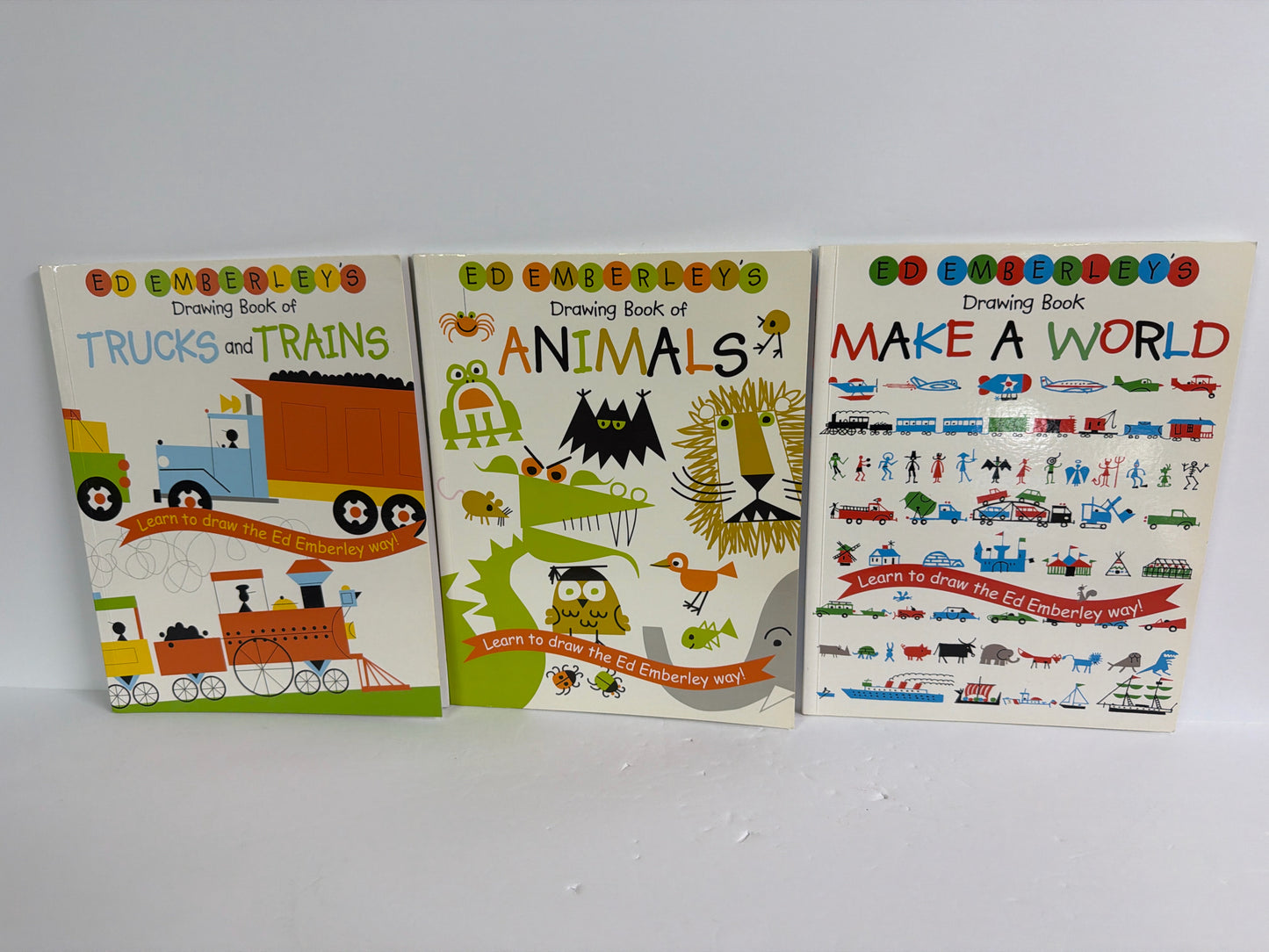 Drawing Book Little, Brown and Company Set  Pre-Owned Ed Emberley Art Books