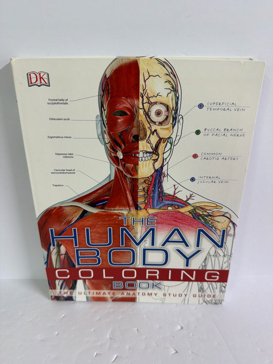 The Human Body DK Publishing Coloring Book  Pre-Owned Science Textbooks