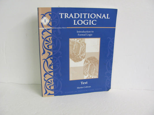 Traditional Logic Memoria Press Student Book Pre-Owned Cothran Logic Books