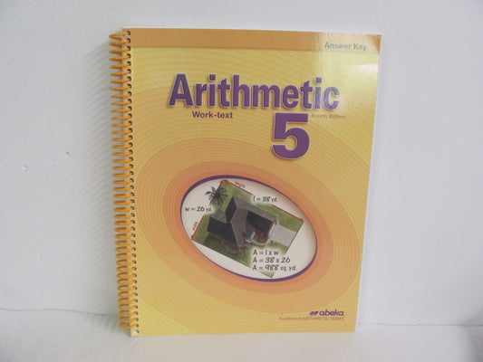 Arithmetic 5 Abeka Answer Key  Pre-Owned 5th Grade Mathematics Textbooks