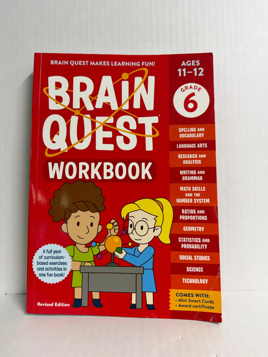 Brain Quest Workbook Workman Student Workbook Pre-Owned Summer Study Books