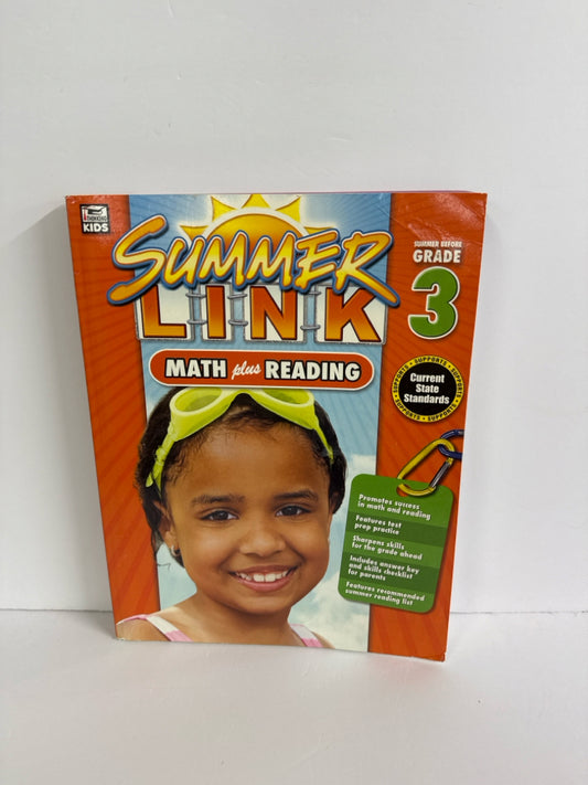 Summer Link Carson Dellosa Workbook  Pre-Owned Summer Study Books