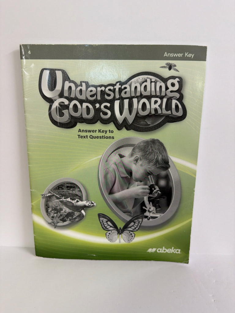 Understanding God's World Abeka Answer Key  Pre-Owned Science Textbooks