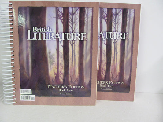 British Literature BJU Press Teacher Edition  Pre-Owned Reading Textbooks