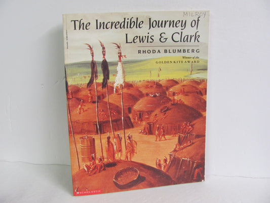 The Incredible Journey of Lewis & C Scholastic Pre-Owned American History Books