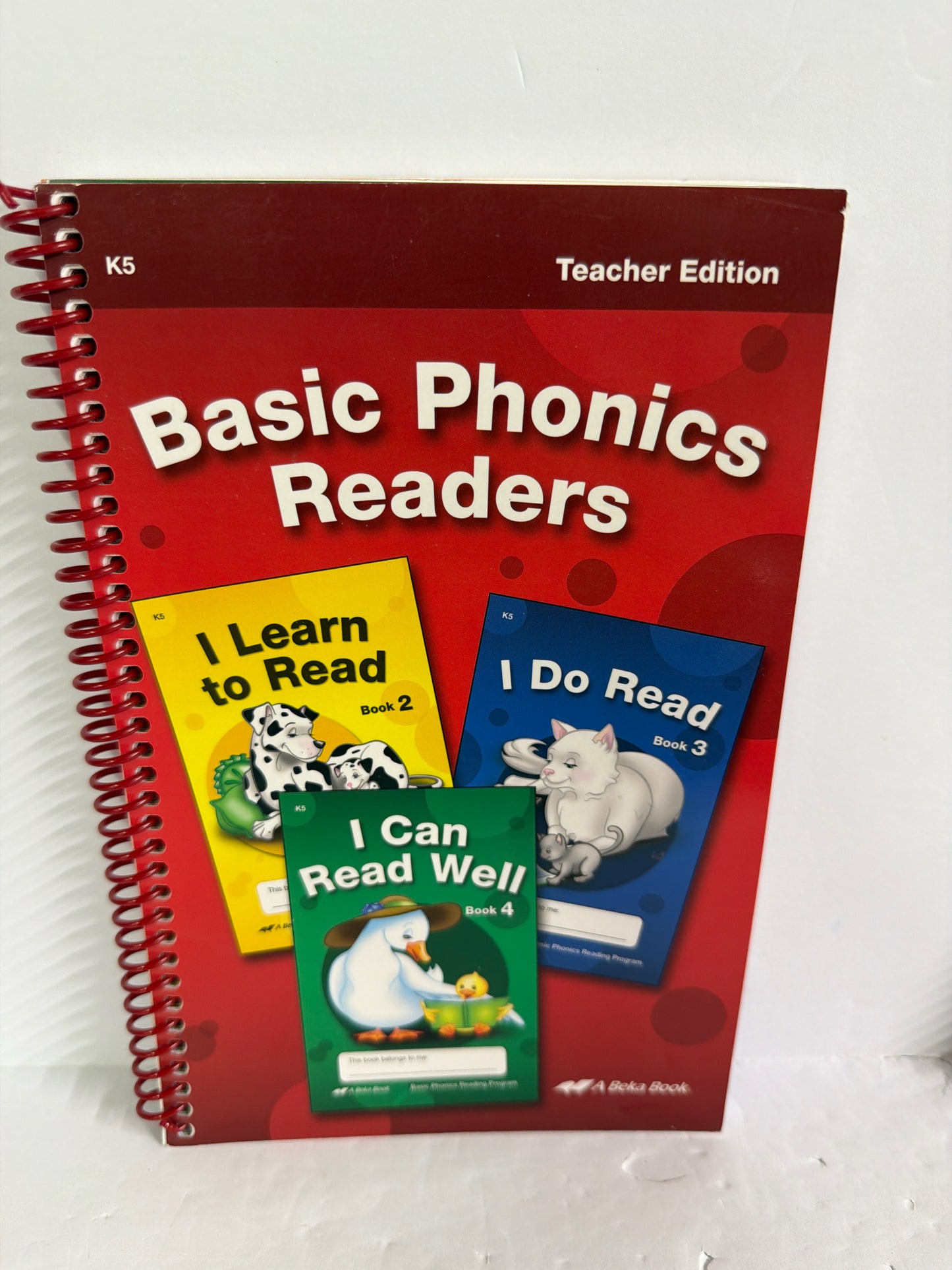 Basic Phonic Readers Abeka Teacher Edition  Pre-Owned Reading Textbooks