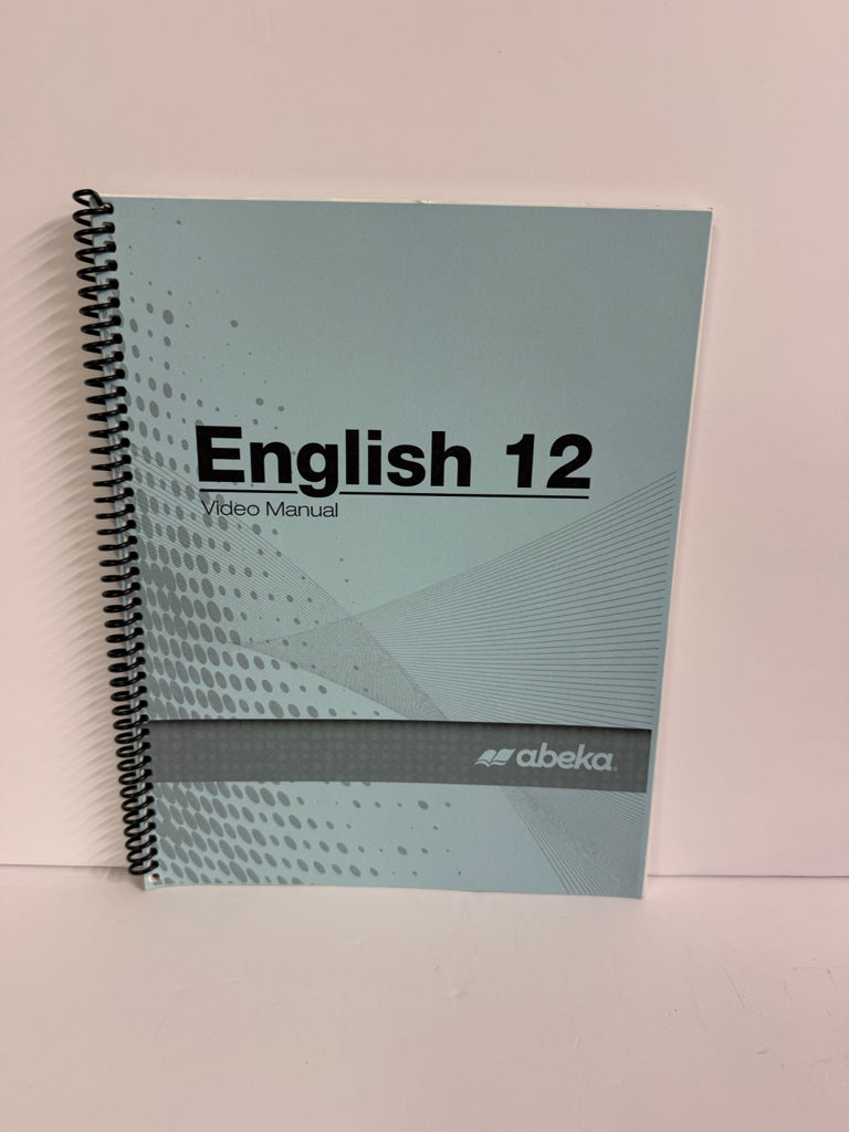 English 12 Abeka Video Manual- Pre-Owned 12th Grade Language Textbooks