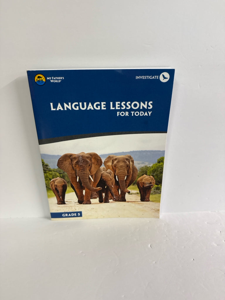 Language Lessons For Today My Father's World 5th Grade Charlotte Mason
