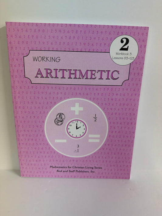 Working Arithmetic Rod and Staff Workbook  Pre-Owned Mathematics Textbooks