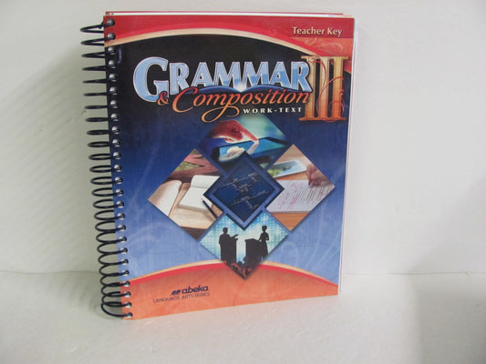 Grammar III Abeka Teacher Key  Pre-Owned 9th Grade Language Textbooks