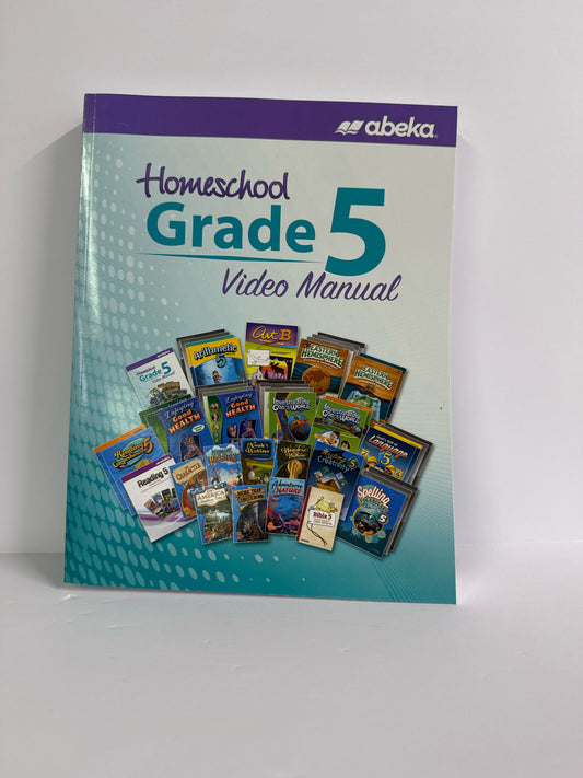 Homeschool Grade 5 Video Manual Abeka Pre-Owned 5th Grade Educator Resources