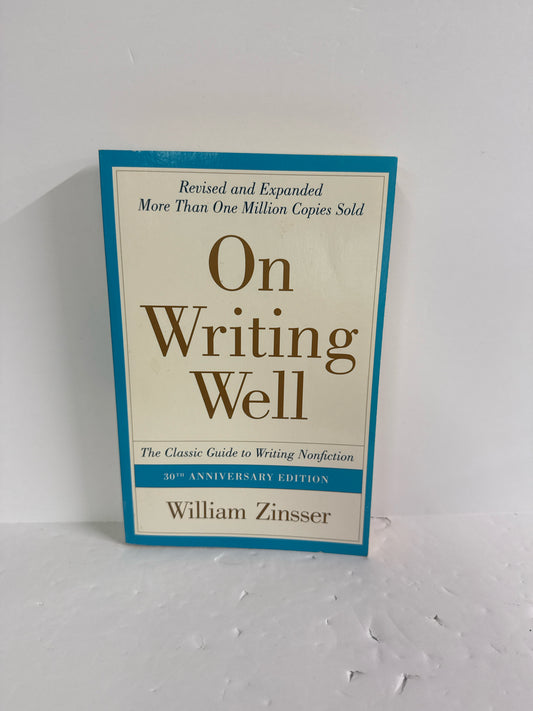 On Writing Well Collins Classics Pre-Owned William Zinsser Language Textbooks