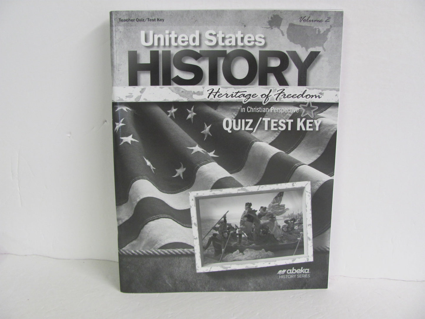 United States History Vol 2 Abeka Quiz/Test Key  Pre-Owned History Textbooks