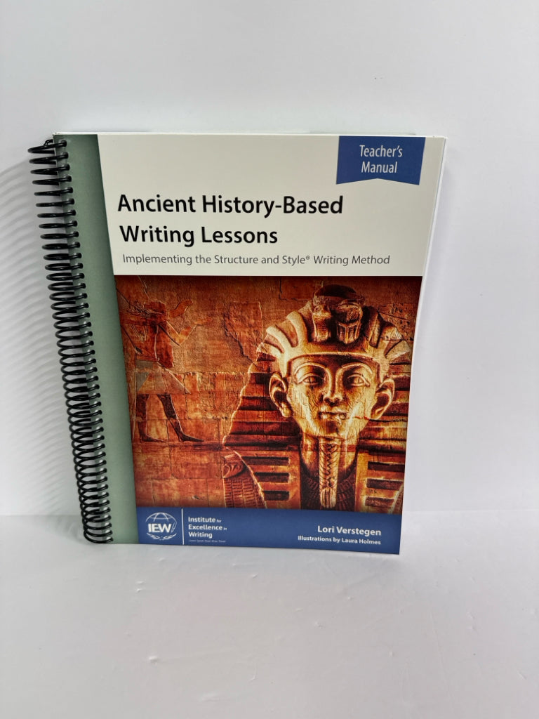 Ancient History Based Writing IEW Teacher Manual  Pre-Owned Writing Books