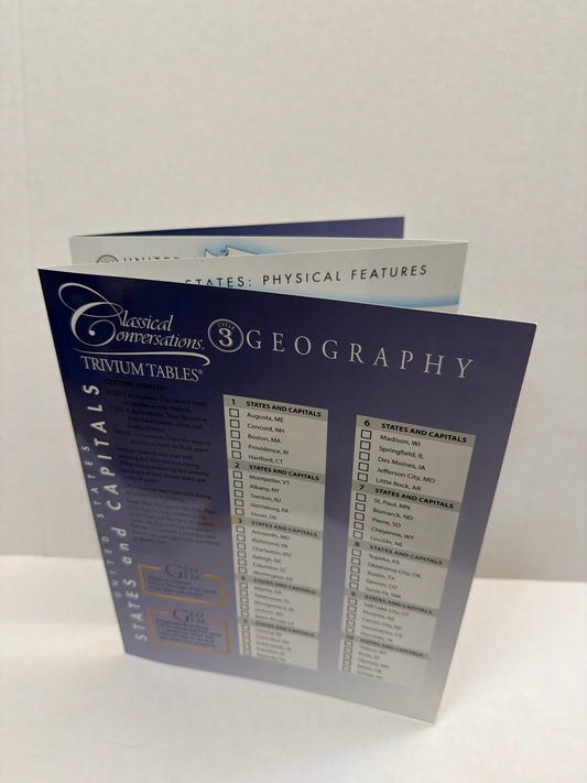 Cycle 3 Trivium Table Classical Conversations Pre-Owned Classical Conversations