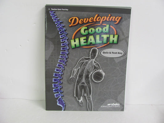 Developing Good Health Abeka Quiz/Test Key  Pre-Owned 4th Grade Health Books