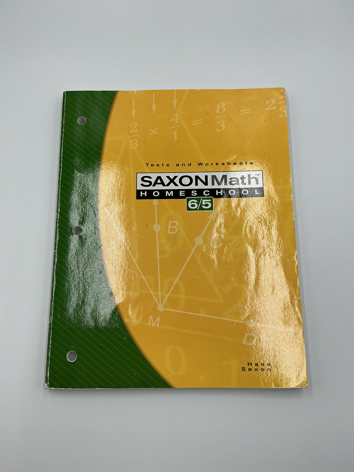 Math 65 Saxon Tests and Worksheets Pre-owned Hake Mathematics Textbooks