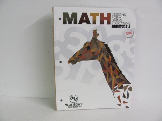Math Lessons For A Living Education Master Books 5th Grade Mathematics Textbooks