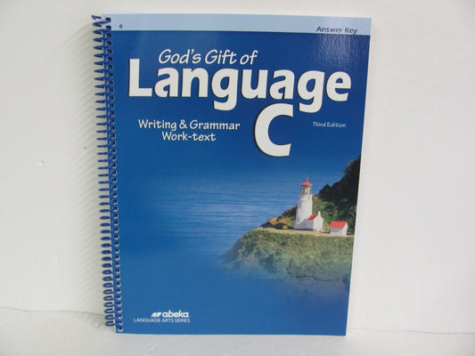 Language C Abeka Answer Key  Pre-Owned 6th Grade Language Textbooks