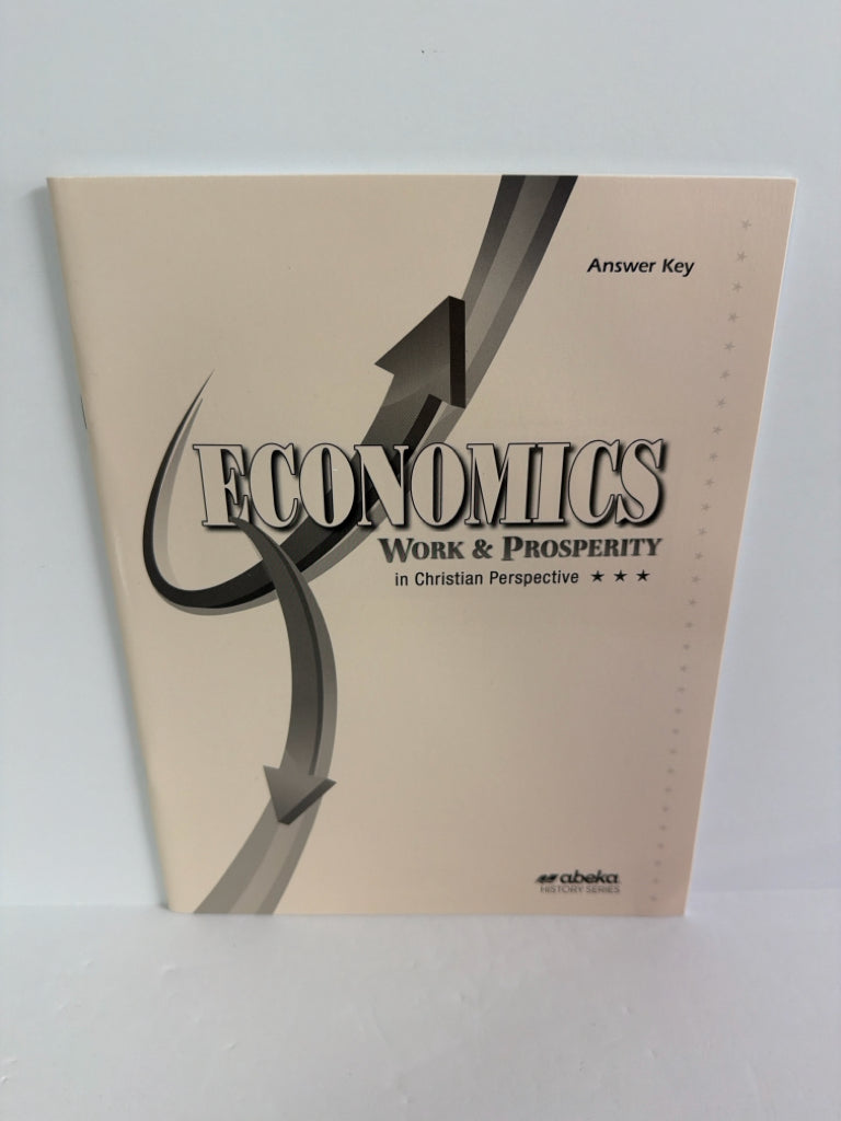 Economics Abeka Answer Key  Pre-Owned 12th Grade History Textbooks