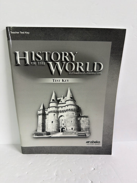 History of the World Abeka Test Key Pre-Owned 7th Grade History Textbooks
