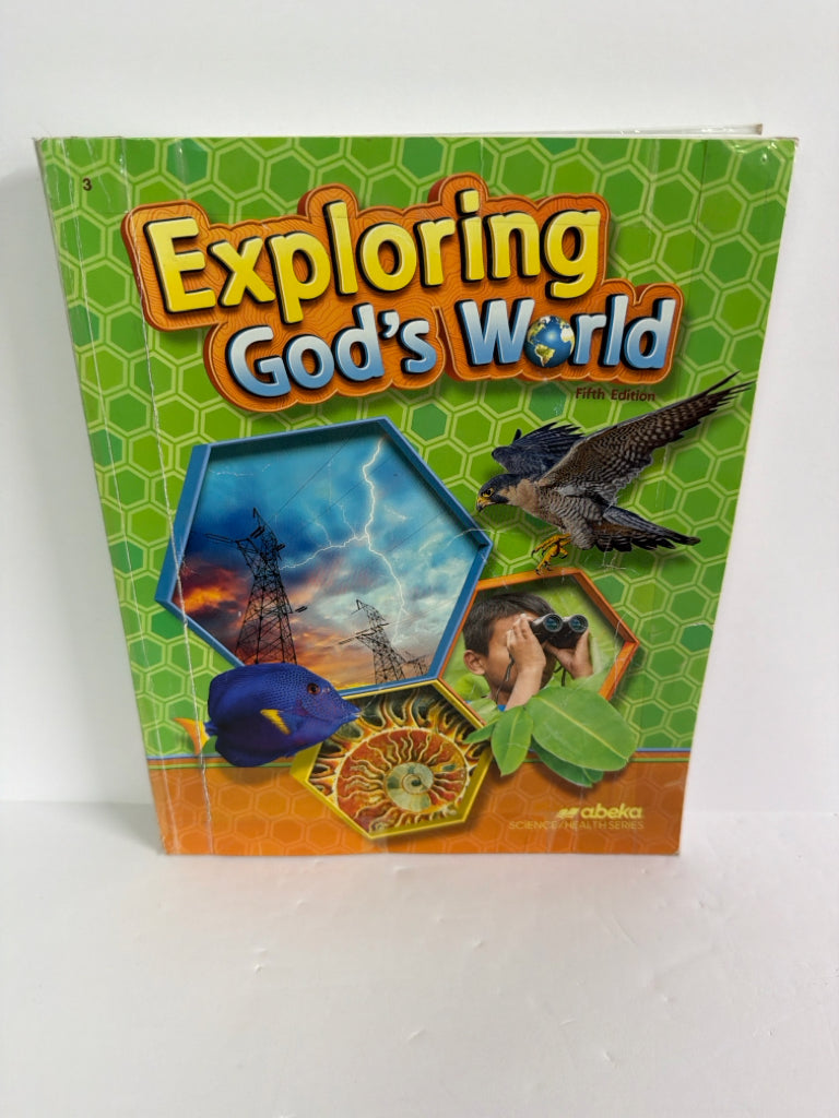 Exploring God's World Abeka Student Book Pre-Owned 3rd Grade Science Textbooks