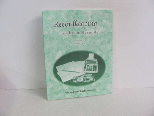 Recordkeeping for Christian Steward Rod & Staff Mathematics Textbooks