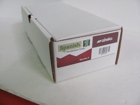 Spanish 1 Vocabulary Cards Abeka Cards Pre-Owned High School Spanish Books