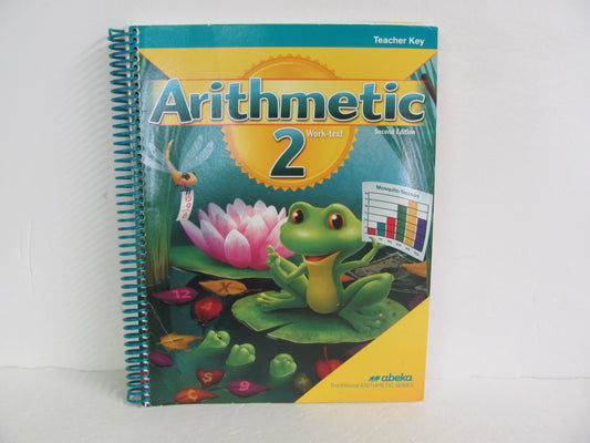 Arithmetic 2 Abeka Teacher Key  Pre-Owned 2nd Grade Mathematics Textbooks