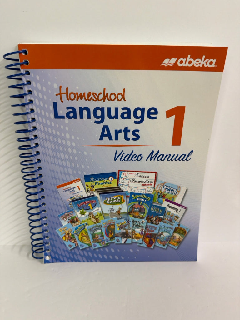 Language Arts 1 Abeka Video Manual- Pre-Owned 1st Grade Educator Resources