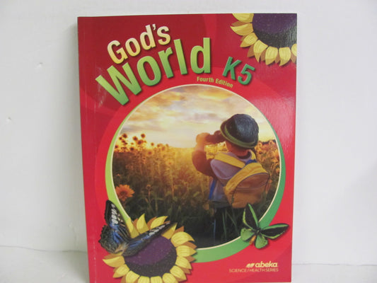 God's World K5 Abeka Student Book Pre-Owned Kindergarten Science Textbooks