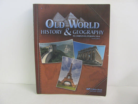 Old World History Abeka Student Book Pre-Owned 5th Grade History Textbooks