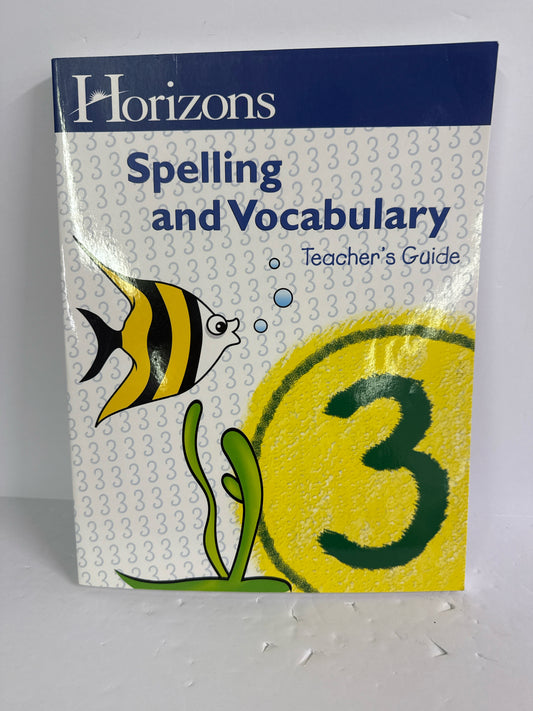 Spelling and Vocabulary Alpha Omega Teacher Guide  Pre-Owned Language Textbooks