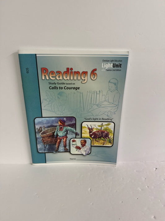 Reading 6 Christian Light LightUnit Pre-Owned 6th Grade Reading Textbooks
