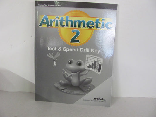 Arithmetic 2 Abeka Test Key Pre-Owned 2nd Grade Mathematics Textbooks