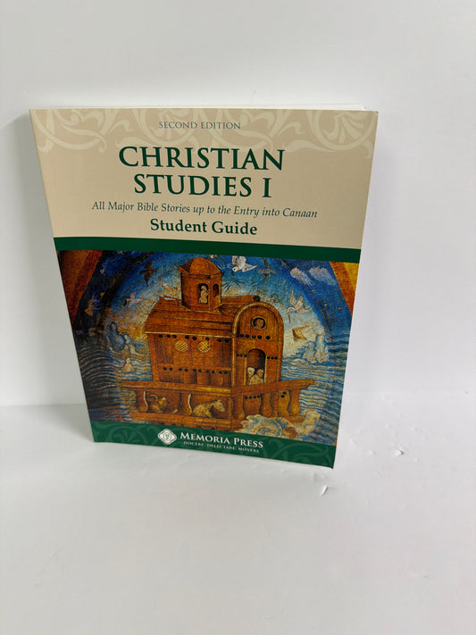 Christian Studies I Memoria Press Student Guide Pre-Owned Bible Textbooks