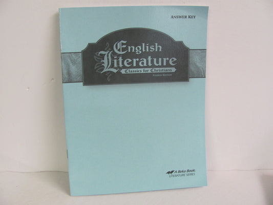 English Literature Abeka Answer Key  Pre-Owned 12th Grade Reading Textbooks