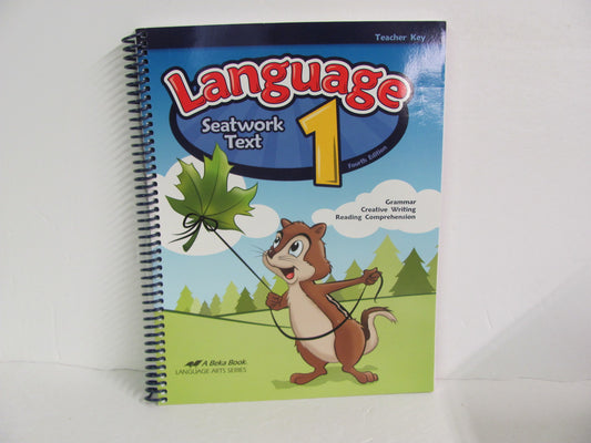 Language 1 Abeka Teacher Key  Pre-Owned 1st Grade Language Textbooks